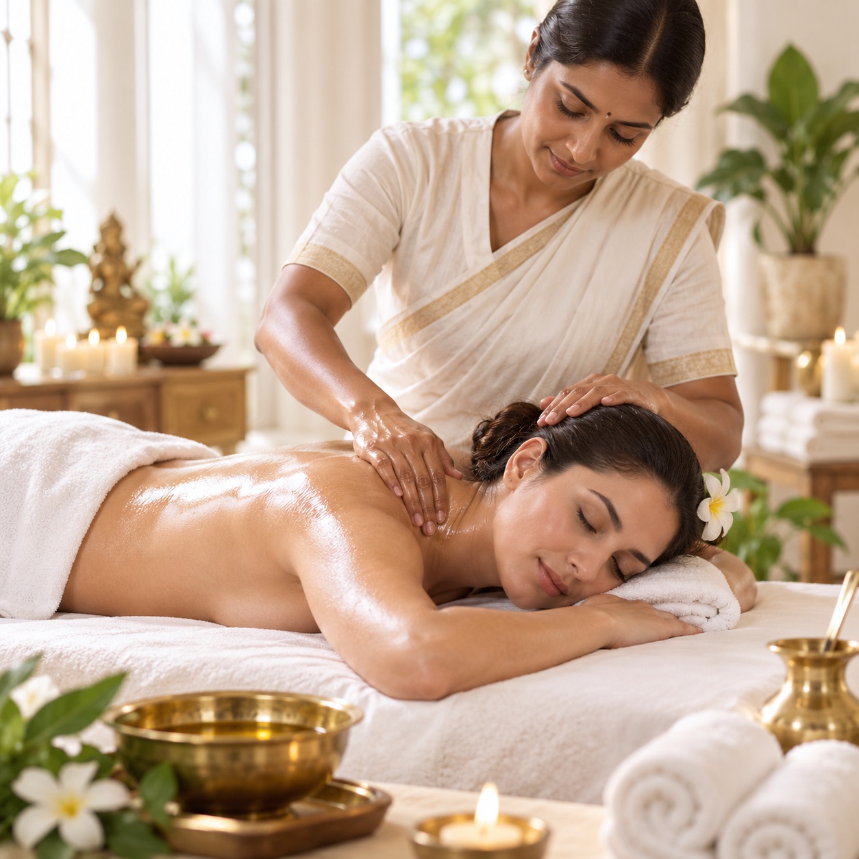 AYURVEDA ABHYANGA&KAFA OMUZ MASAJI